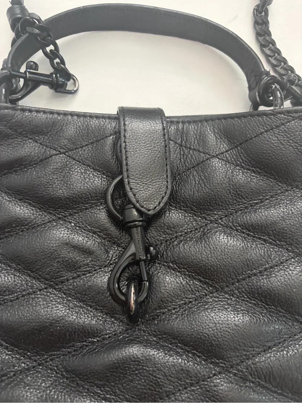 Rebecca Minkoff Edie Quilted Leather Top Handle Satchel